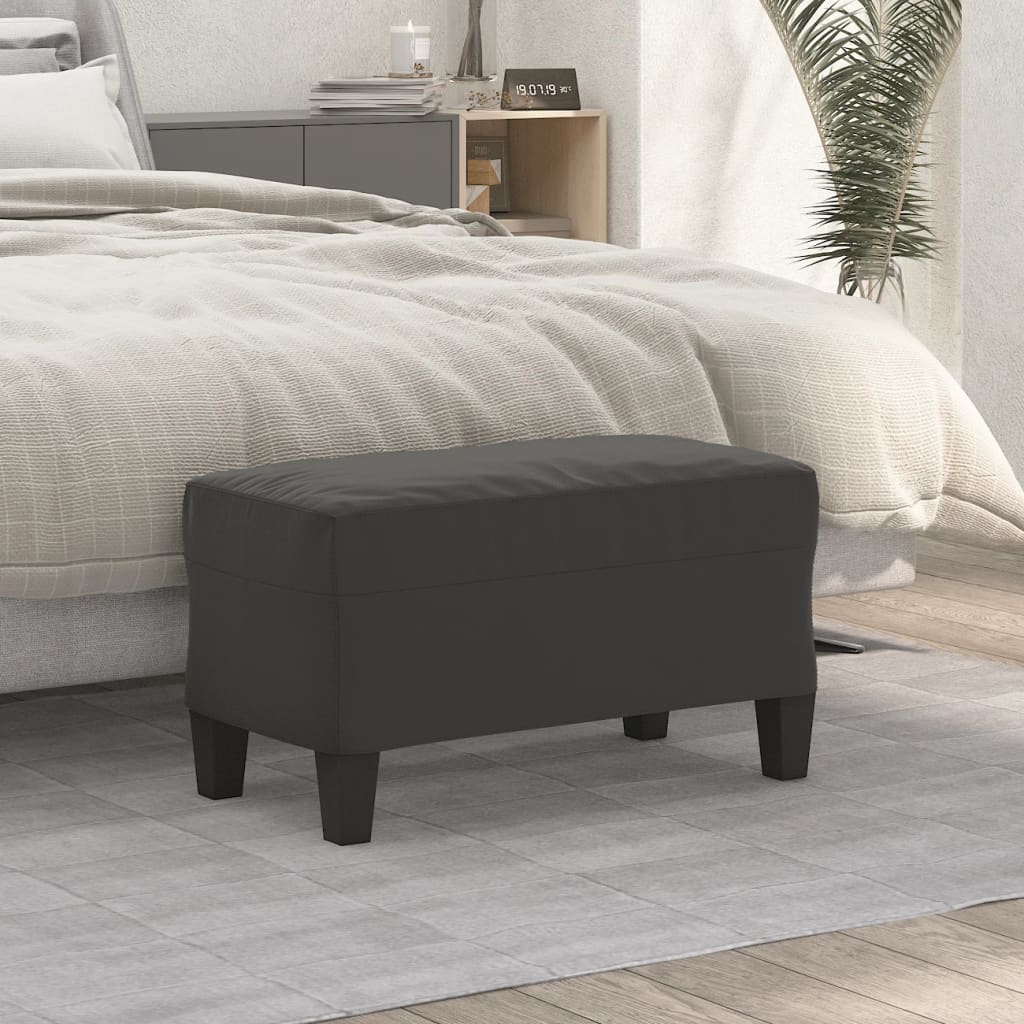 vidaXL Lavica tmavosivá 70x35x41 cm látka z mikrovlákna