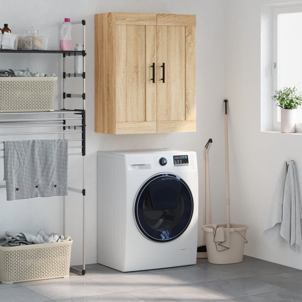 vidaXL Nástenná skrinka dub sonoma 69,5x34x90 cm kompozitné drevo