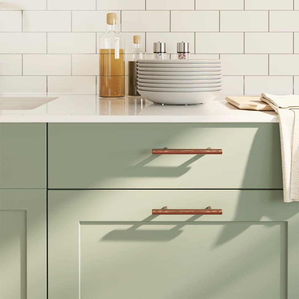 vidaXL Rukoväte na skrinku 20 ks bronzové 96 mm nehrdzavejúca oceľ