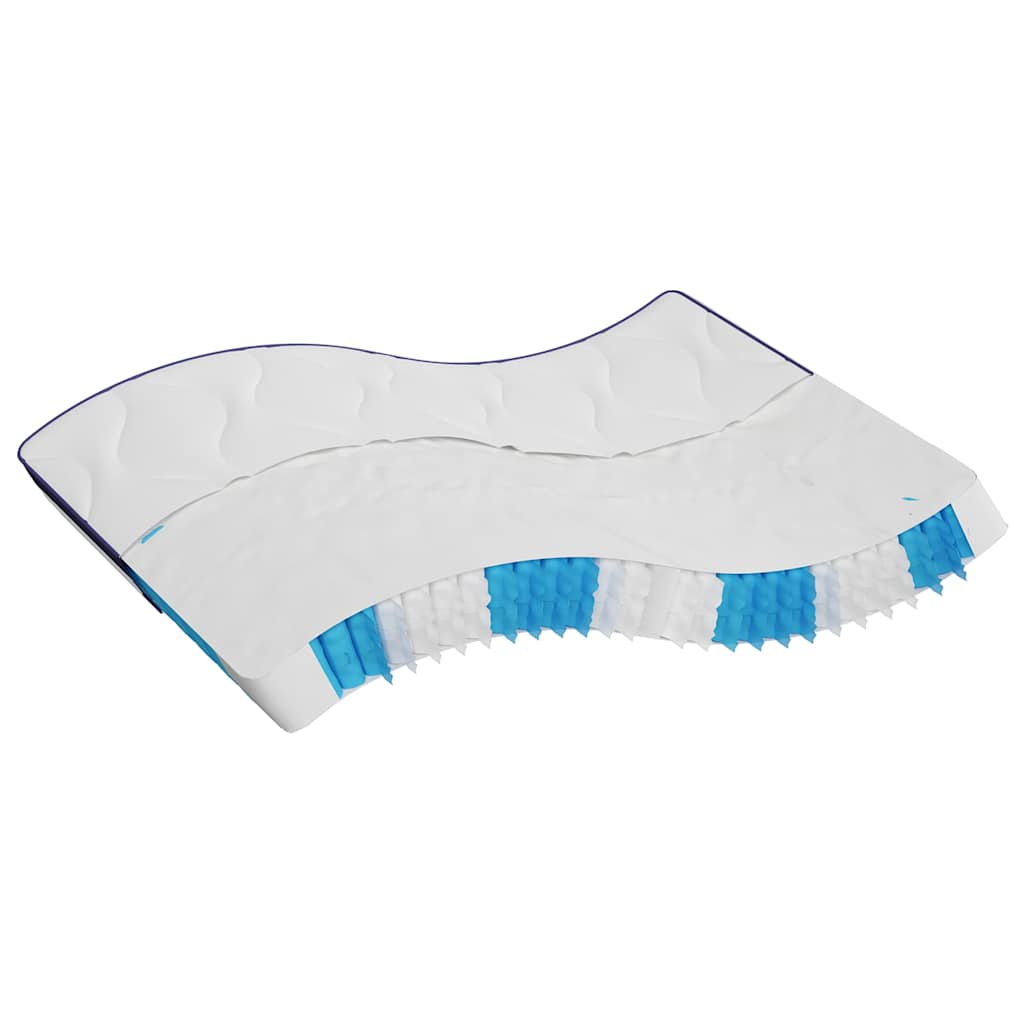 vidaXL Taštičkový pružinový matrac stredne tvrdý 200x200 cm