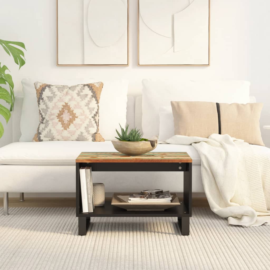 vidaXL Konferenčný stolík 60x50x40 cm masívne recyklované drevo