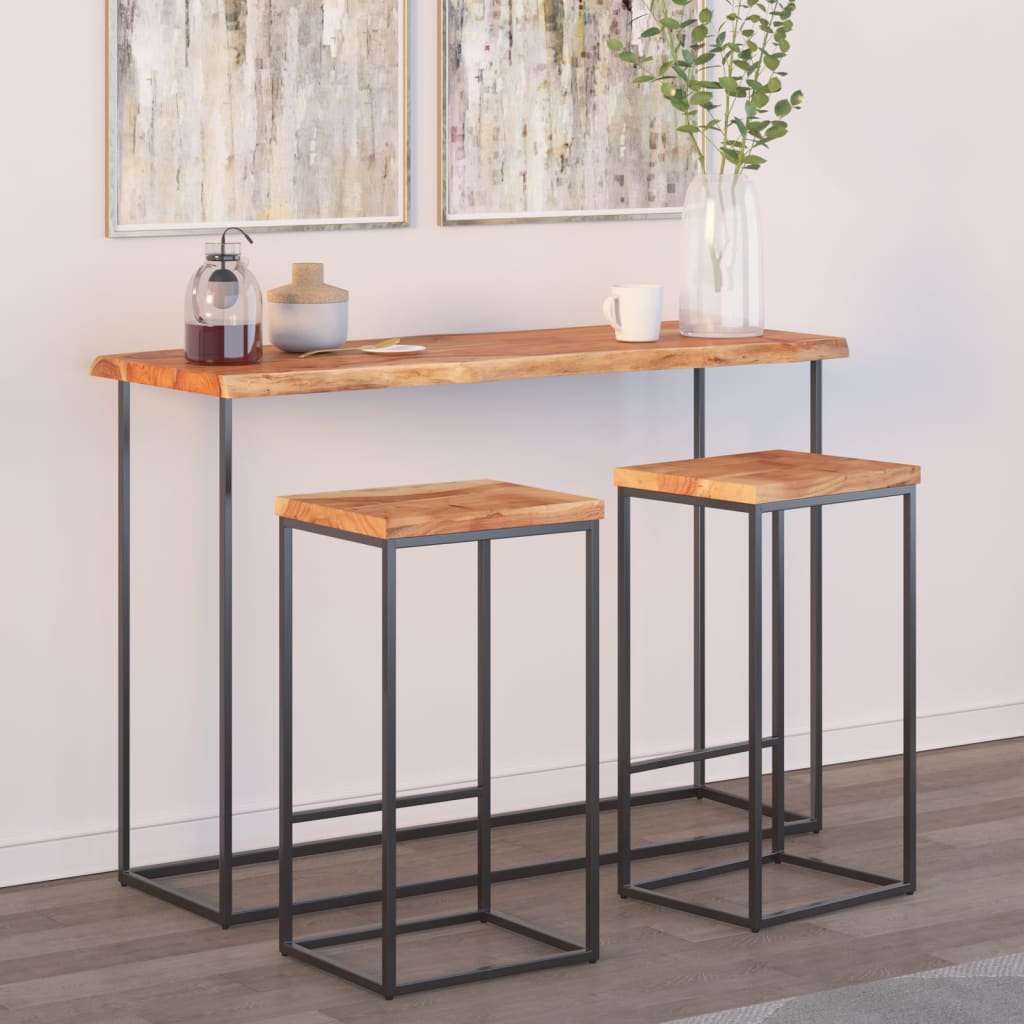 vidaXL Stolová doska 110x40x2,5 cm obdĺžnik masívna akácia živá hrana