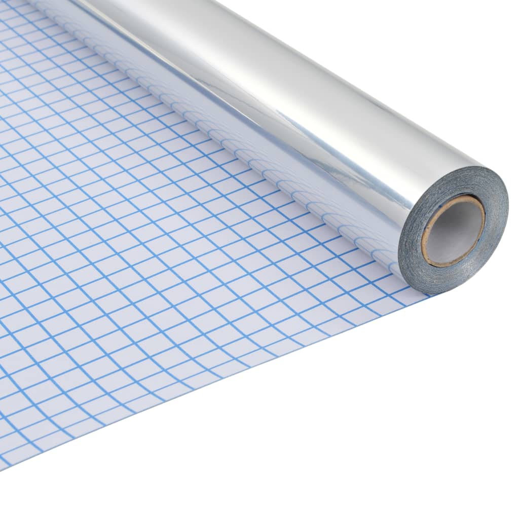 vidaXL Samolepiaca zrkadlová okenná tapeta 0,9x5 m