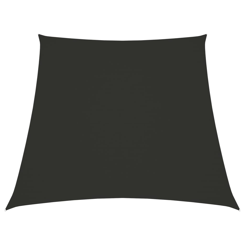 vidaXL Tieniaca plachta, oxford, lichobežníková 2/4x3 m, antracitová
