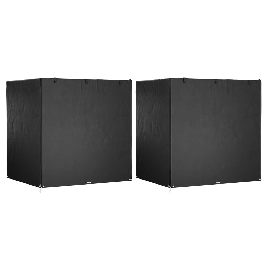 vidaXL Kryty na hojdaciu lavicu 2 ks 12 očiek 220x177x220cm polyetylén