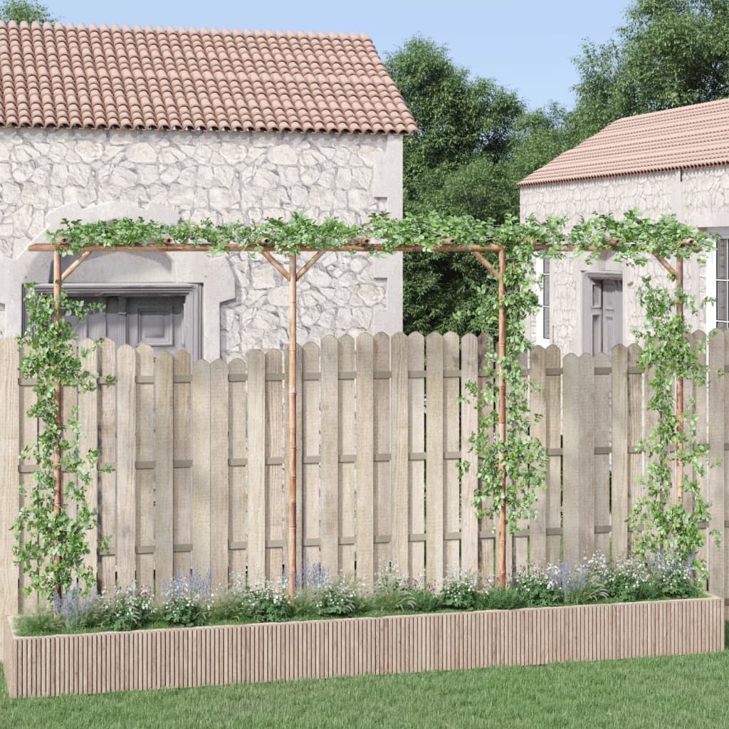 vidaXL Bambusová pergola 385x40x205 cm