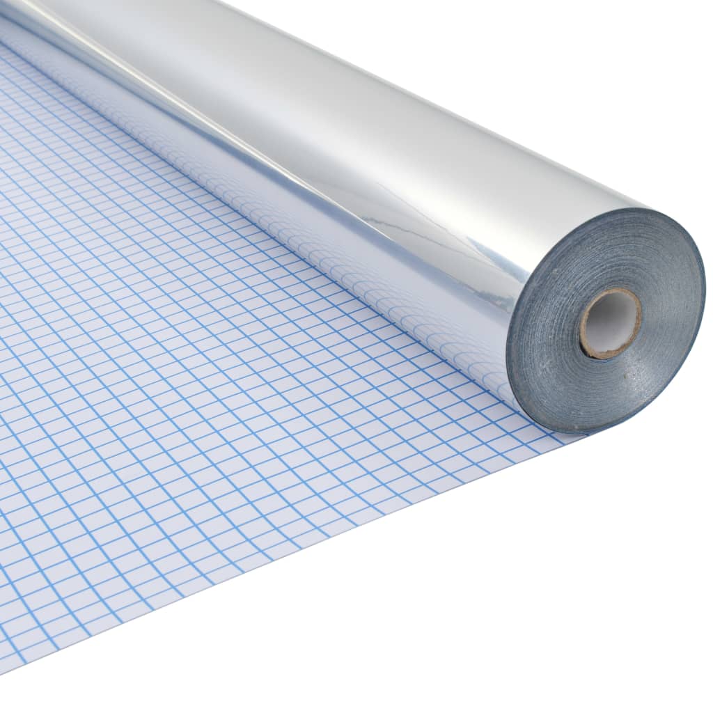 vidaXL Samolepiaca zrkadlová okenná fólia 0,9x20 m