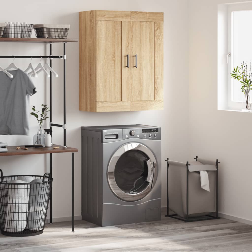 vidaXL Nástenná skrinka dub sonoma 69,5x34x90 cm kompozitné drevo