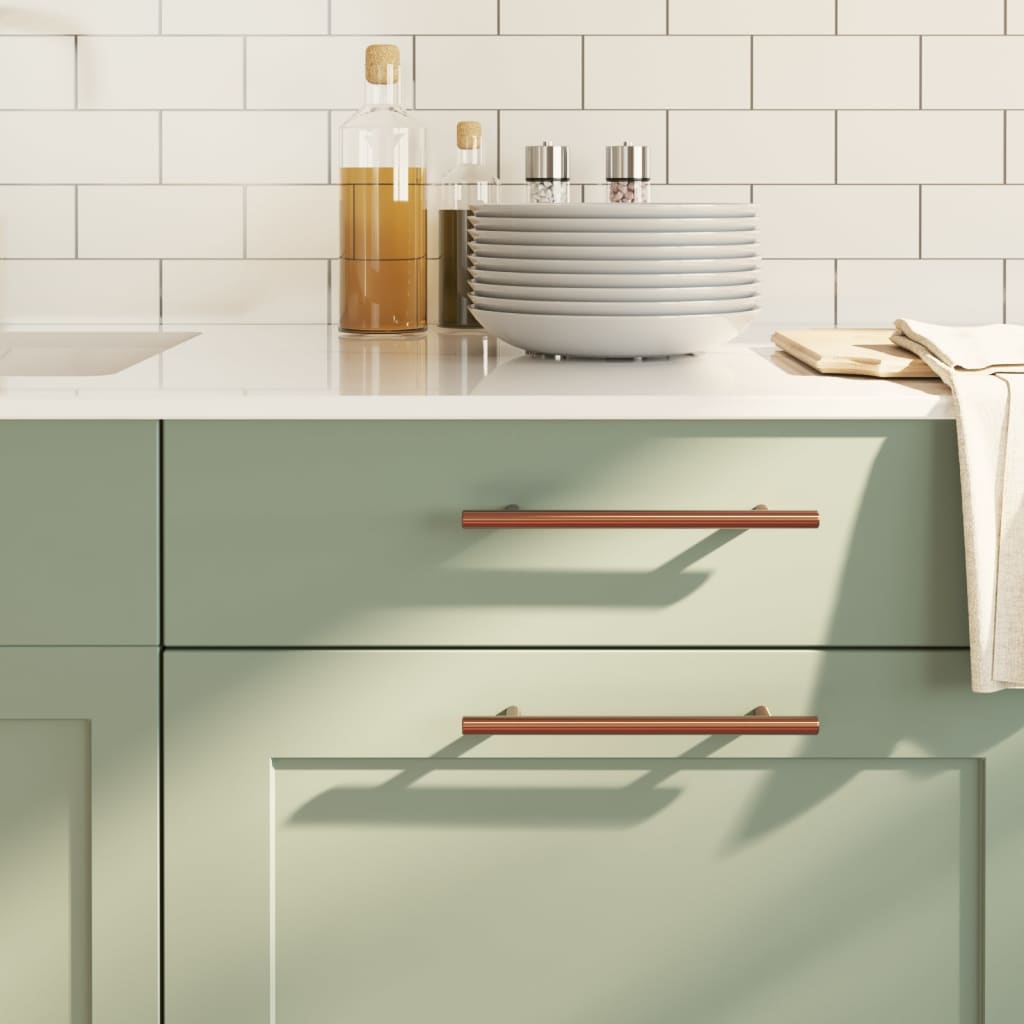 vidaXL Rukoväte na skrinku 20 ks bronzové 160 mm nehrdzavejúca oceľ