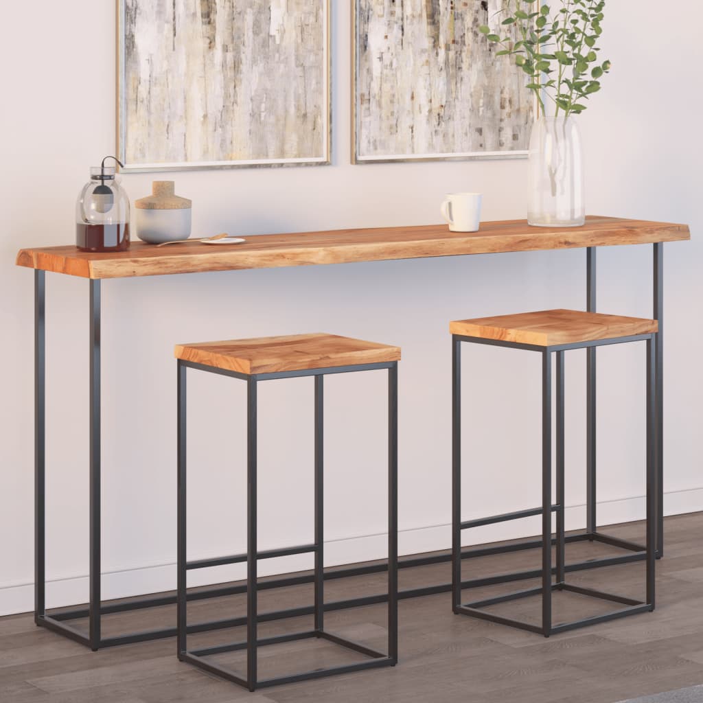 vidaXL Stolová doska 180x40x2,5 cm obdĺžnik masívna akácia živá hrana