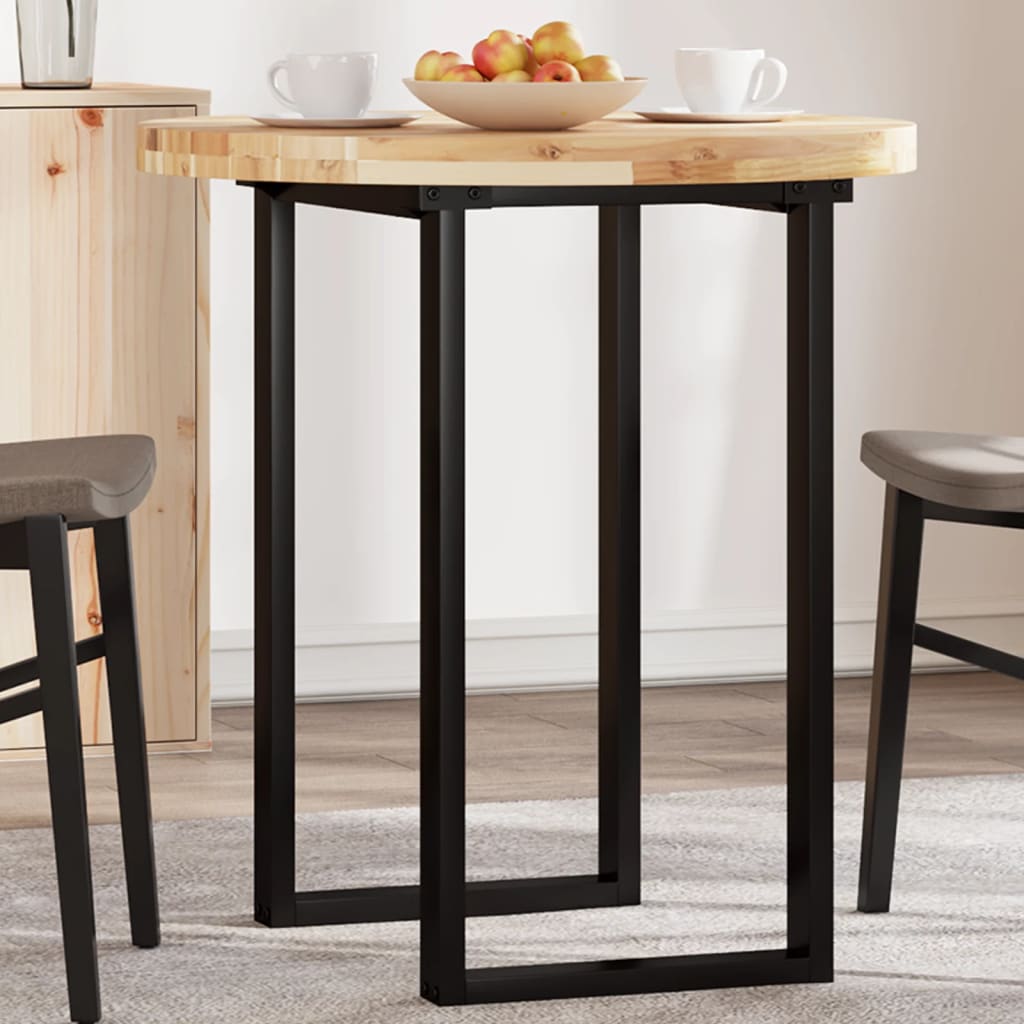 vidaXL Stolová doska okrúhla Ø70x4 cm masívne akáciové drevo