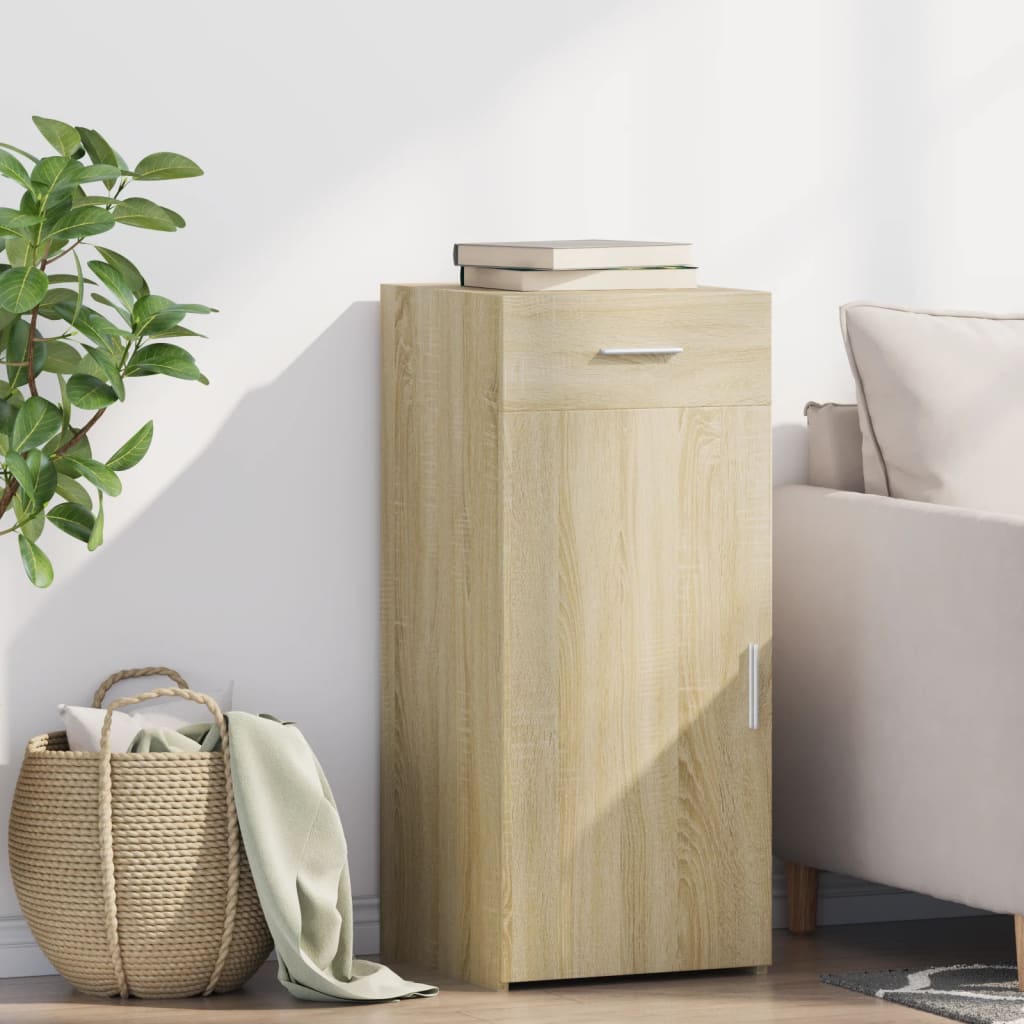 vidaXL Komoda dub sonoma 40x42,5x93 cm kompozitné drevo