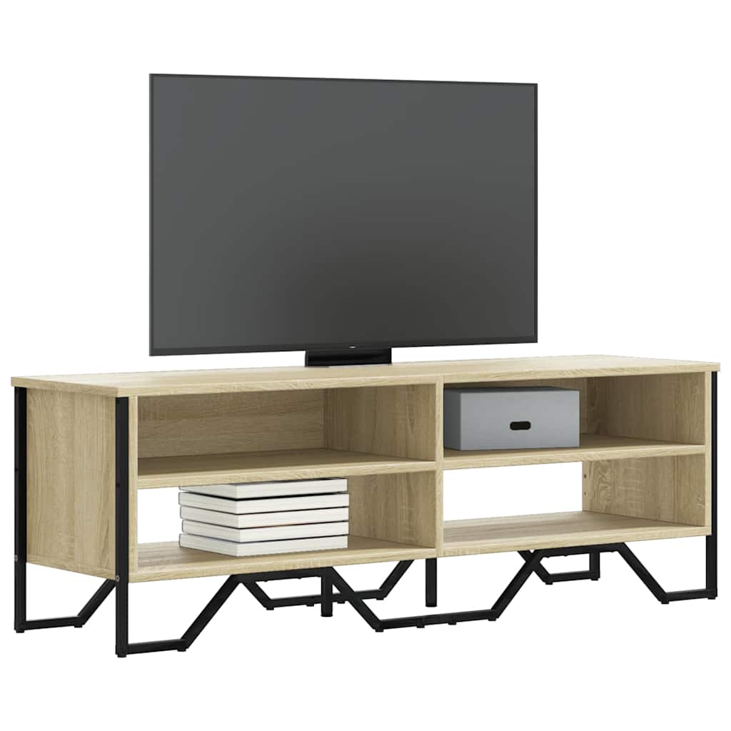 vidaXL TV skrinka dub sonoma 122x34x41 cm kompozitné drevo