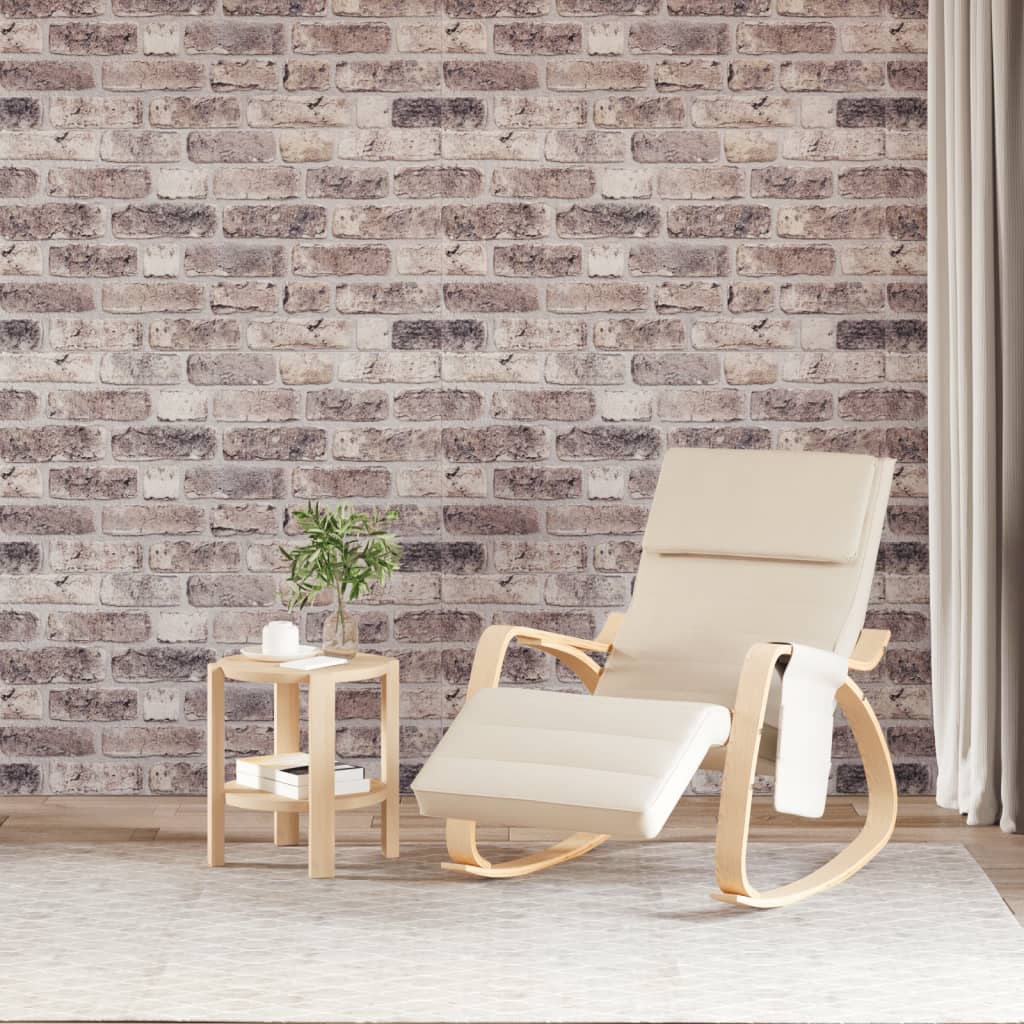 vidaXL 3D nástenné panely 10 ks tmavohnedé 100x50 cm EPS