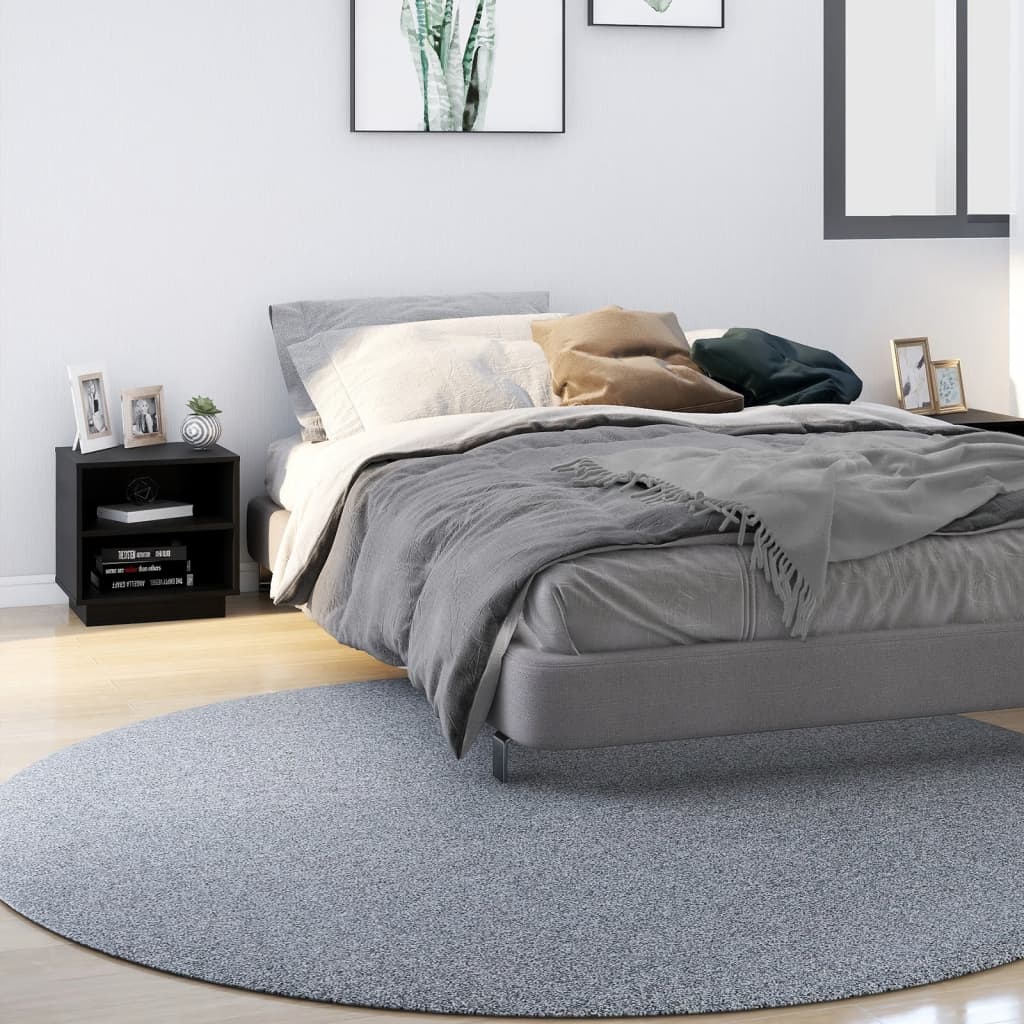 vidaXL Nočné stolíky 2 ks čierne 40x34x40 cm masívne borovicové drevo