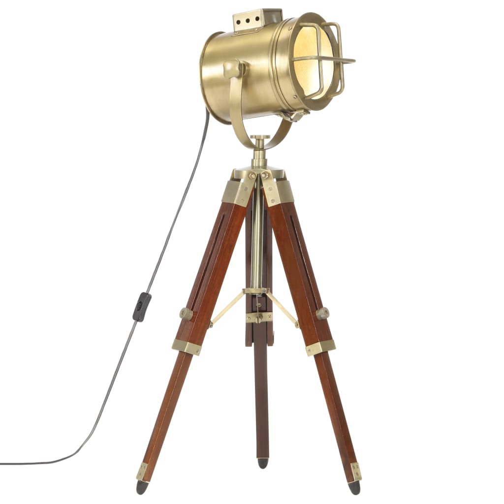 vidaXL Lampa na statíve, mangový masív 69 cm