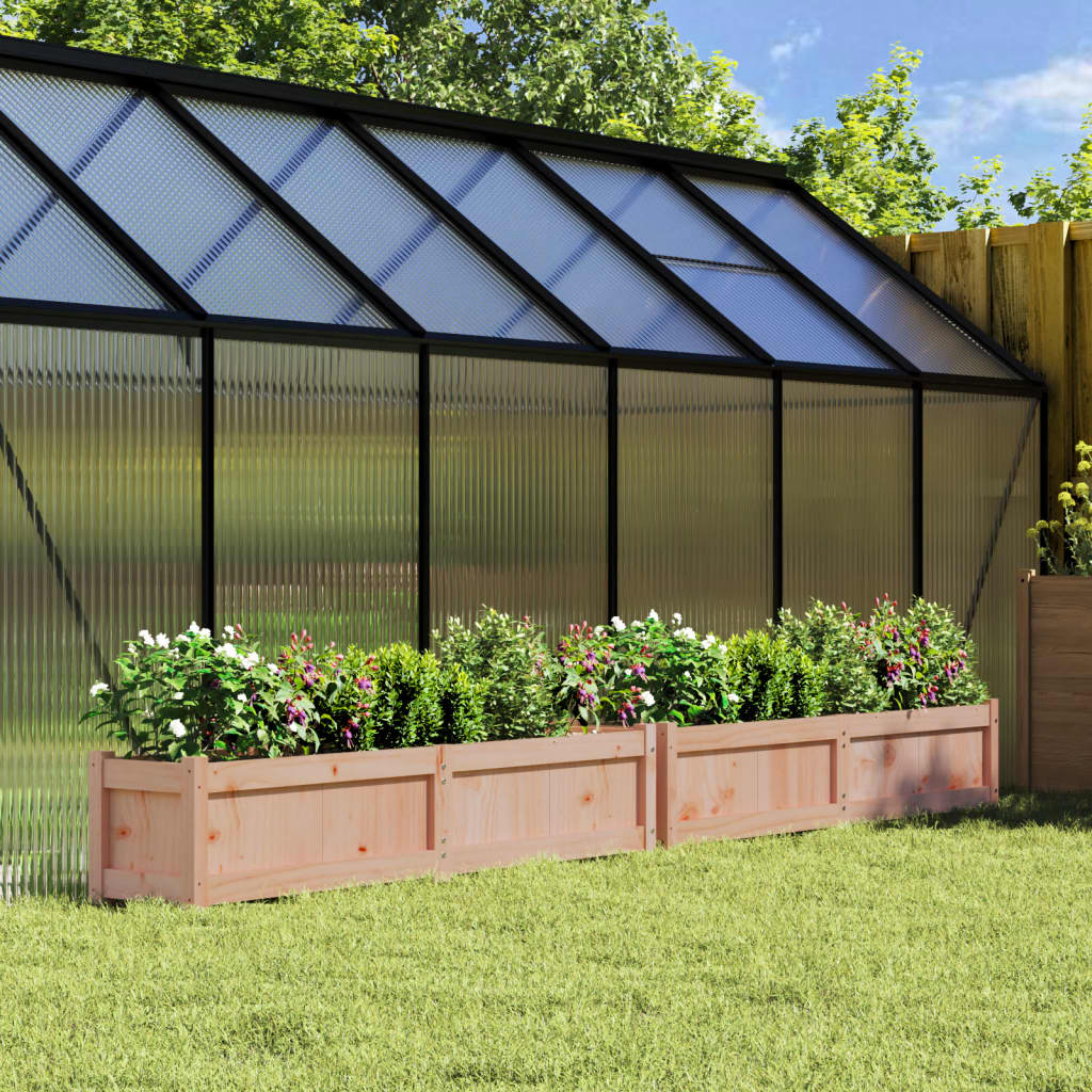 vidaXL Záhradné kvetináče 2 ks masívny douglas