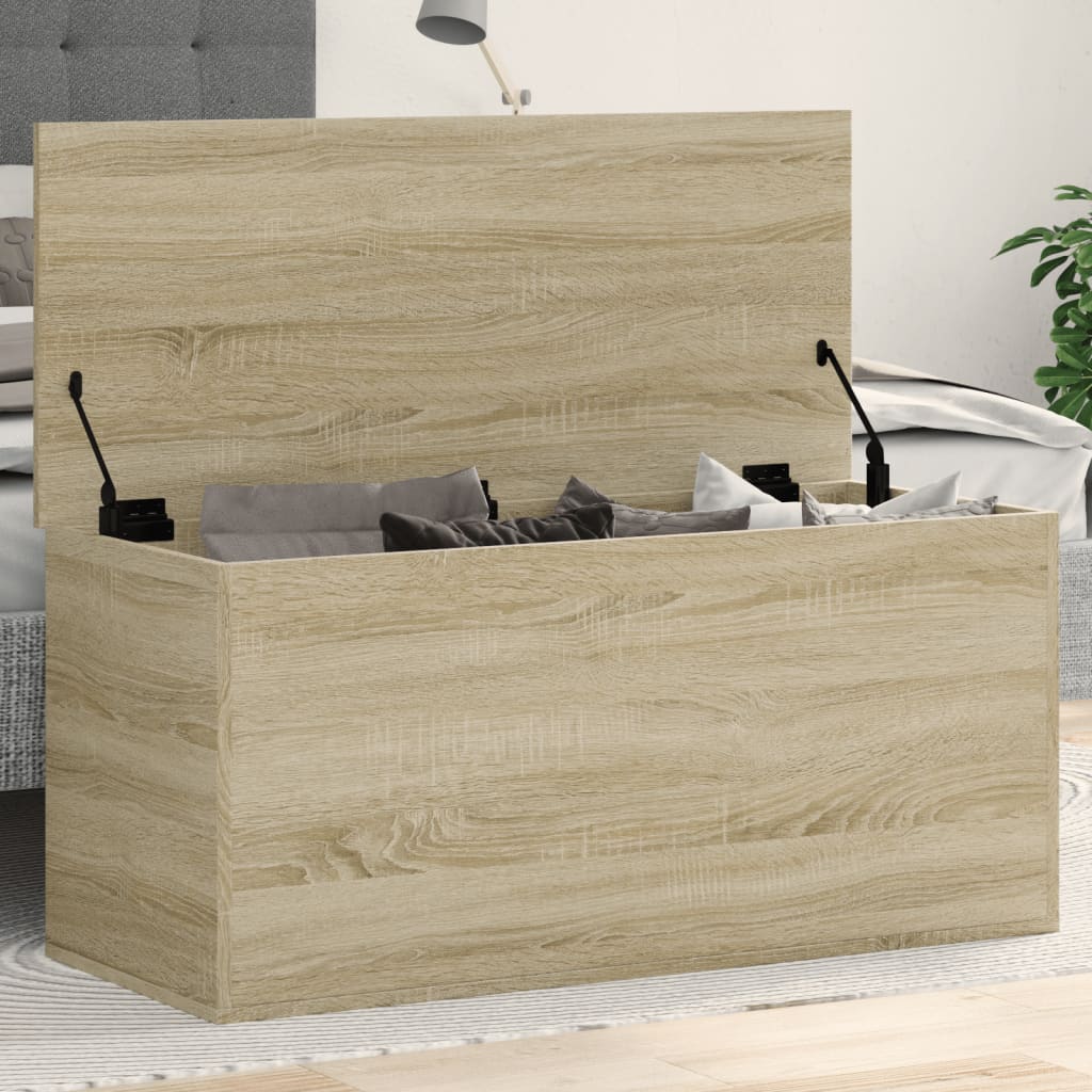 vidaXL Úložný box dub sonoma 100x42x46 cm kompozitné drevo