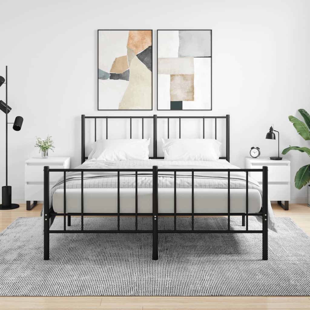 vidaXL Nočné stolíky 2 ks biele 40x35x50 cm kompozitné drevo