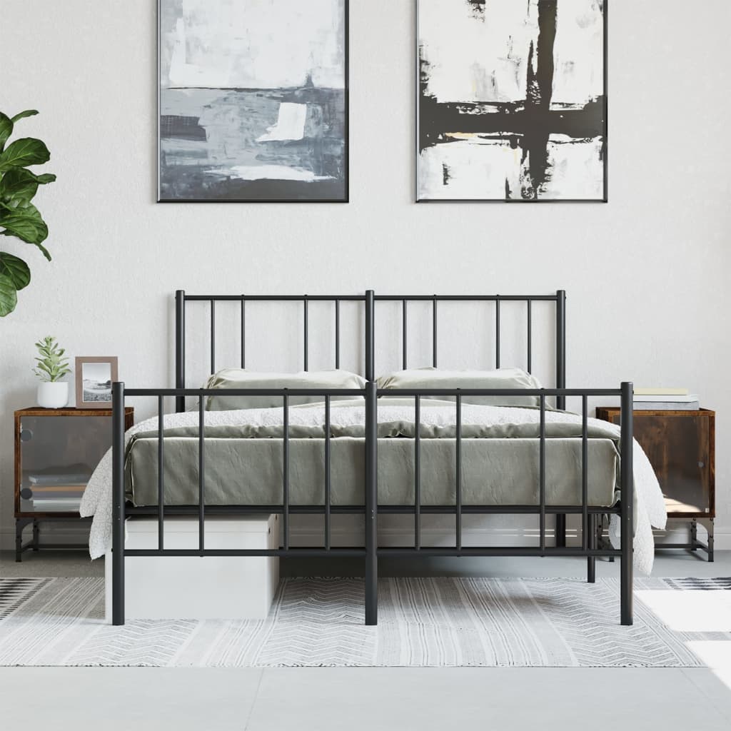 vidaXL Nočné skrinky so sklenenými dverami 2 ks dymový dub 35x37x50 cm