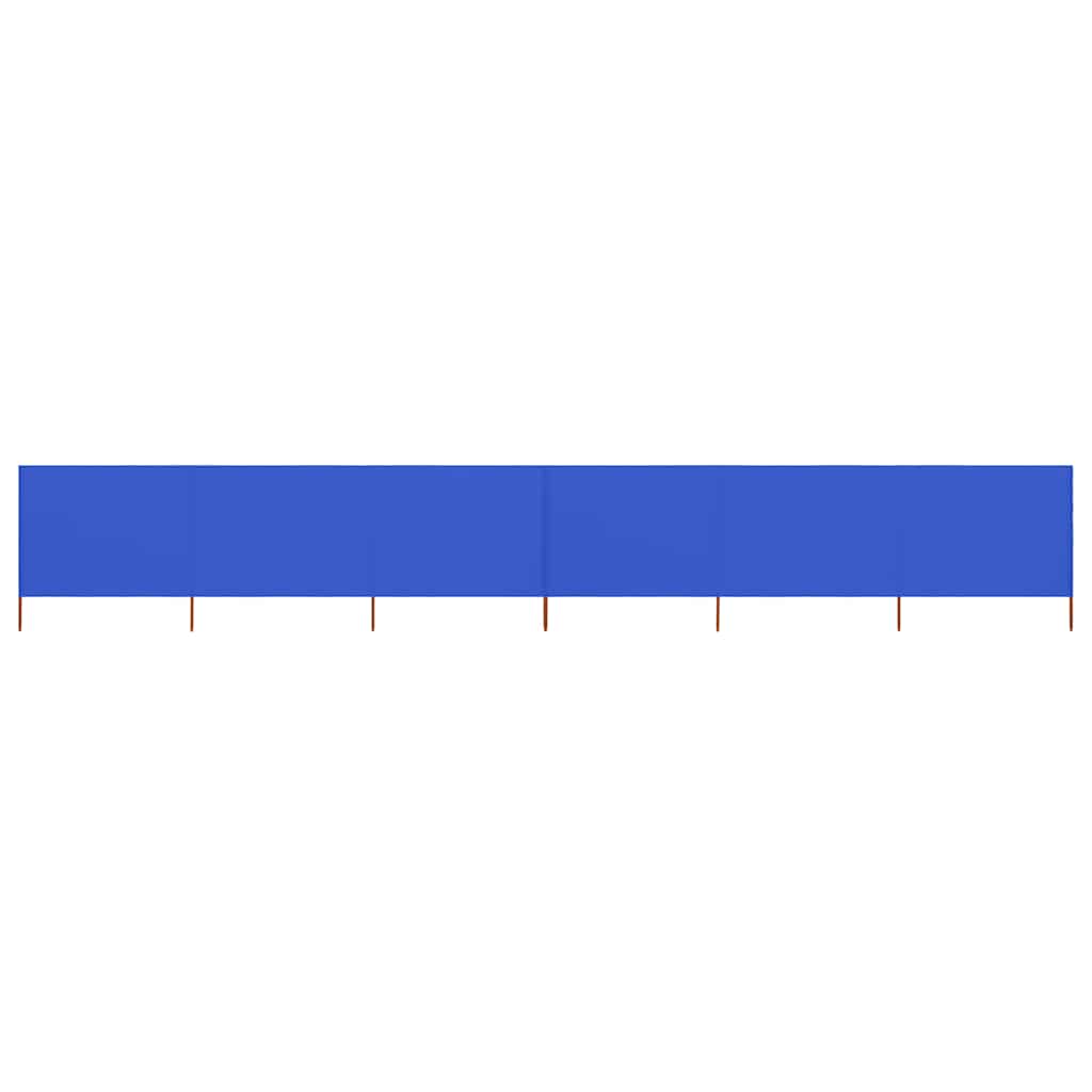 E-shop vidaXL 6-panelová zábrana proti vetru látková 800x160 cm azúrovo-modrá