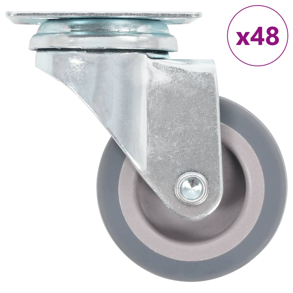 E-shop vidaXL Otočné kolieska 48 ks, 50 mm