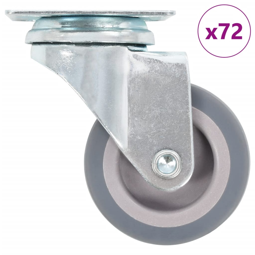 E-shop vidaXL Otočné kolieska 72 ks, 50 mm