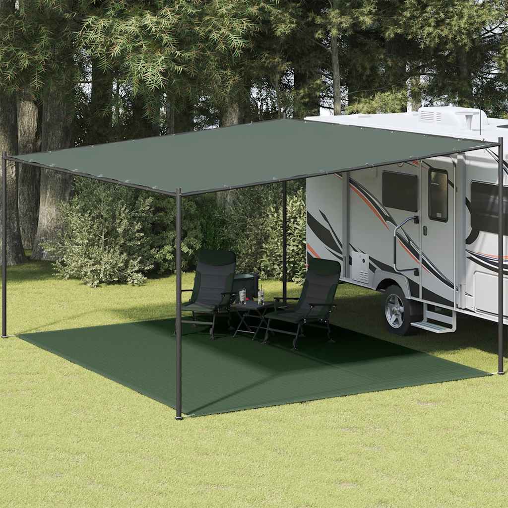 E-shop vidaXL Koberec do stanu 400x500 cm tmavozelený HDPE