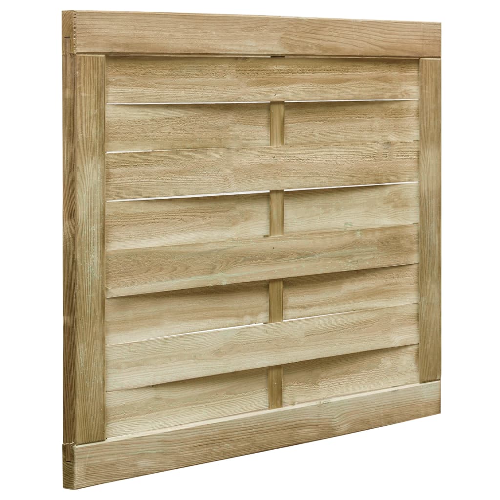 E-shop vidaXL Záhradná bránička, impregnovaná borovica 100x75 cm, zelená