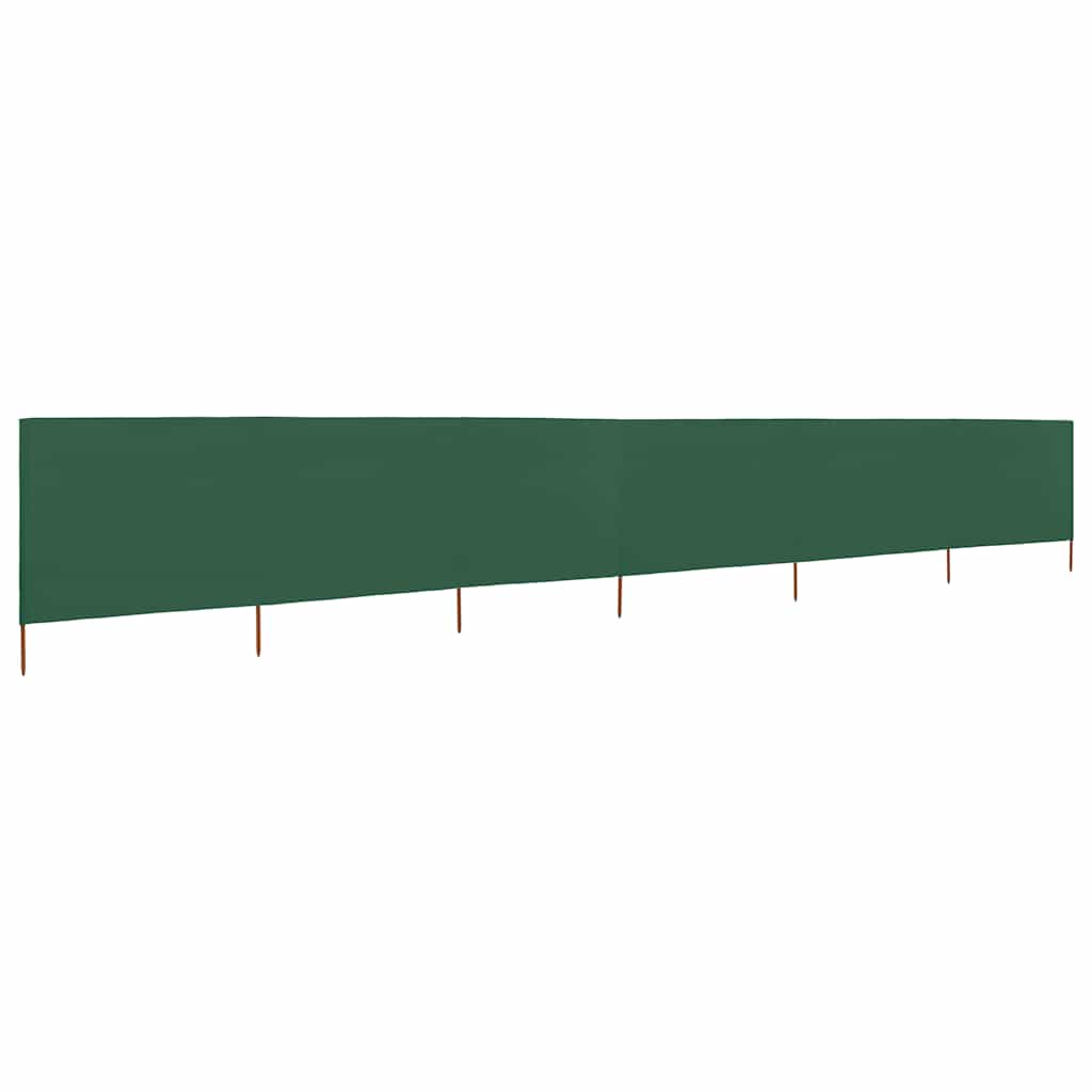 E-shop vidaXL 6-panelová zábrana proti vetru zelená 800x80 cm látková