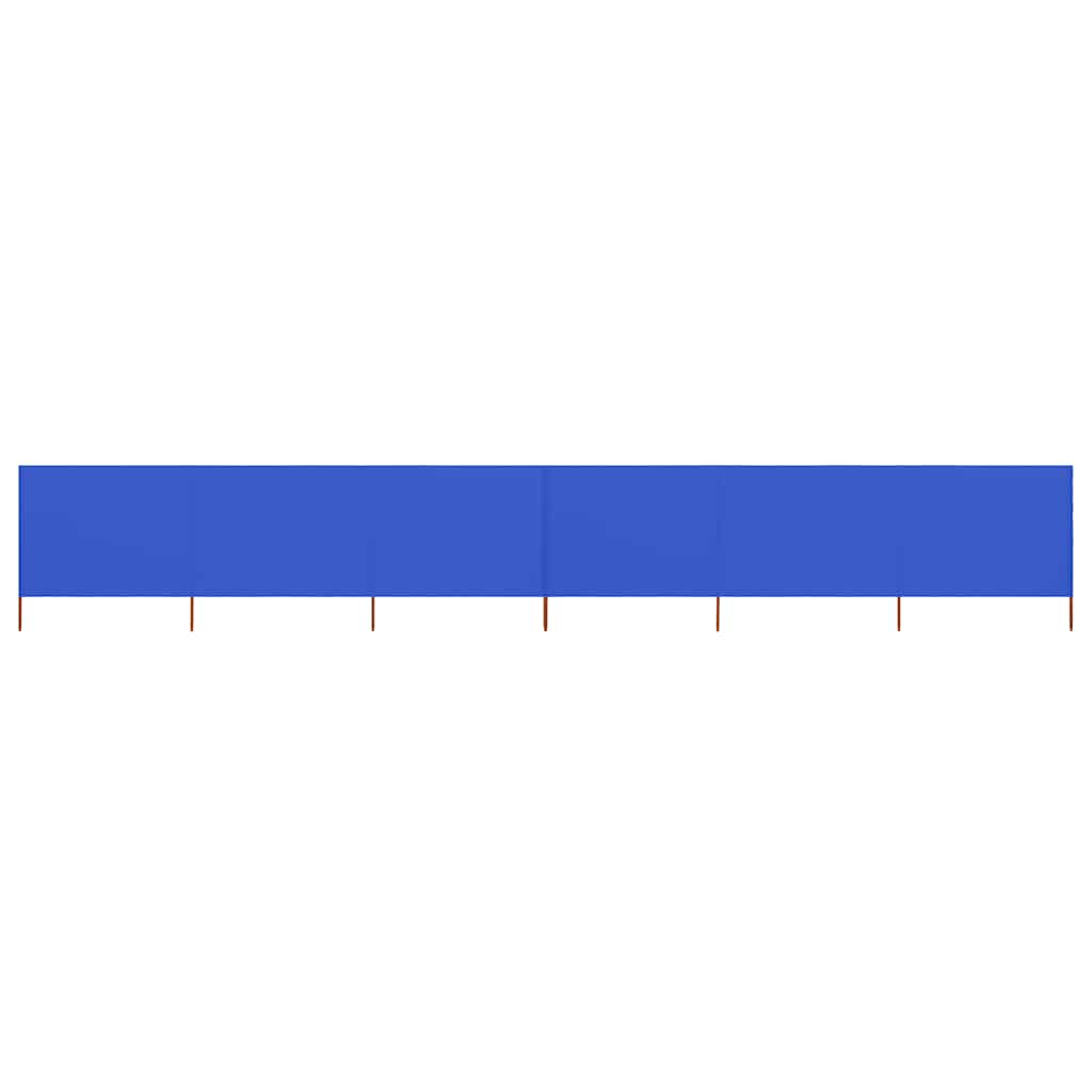 E-shop vidaXL 6-panelová zábrana proti vetru látková 800x120 cm azúrovo-modrá