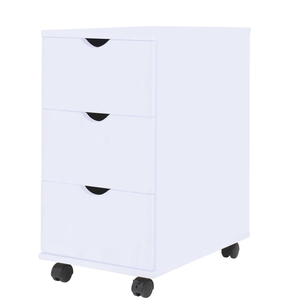 E-shop vidaXL Skrinka so zásuvkami 33x45x60 cm, biela