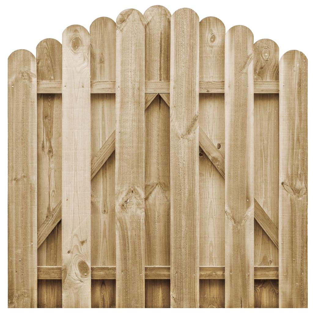 E-shop vidaXL Záhradná bránička, impregnovaná borovica 100x100 cm