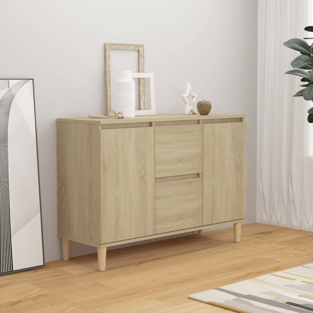 E-shop vidaXL Komoda, dub sonoma 101x35x70 cm, kompozitné drevo