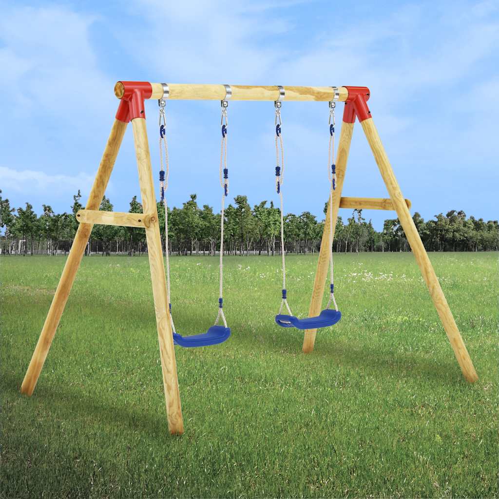 E-shop vidaXL Súprava hojdačiek 230x130x166 cm, borovicové drevo