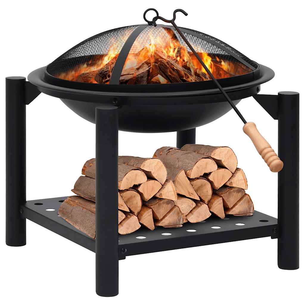 E-shop vidaXL Ohnisko s kutáčom 54x54x55 cm oceľ