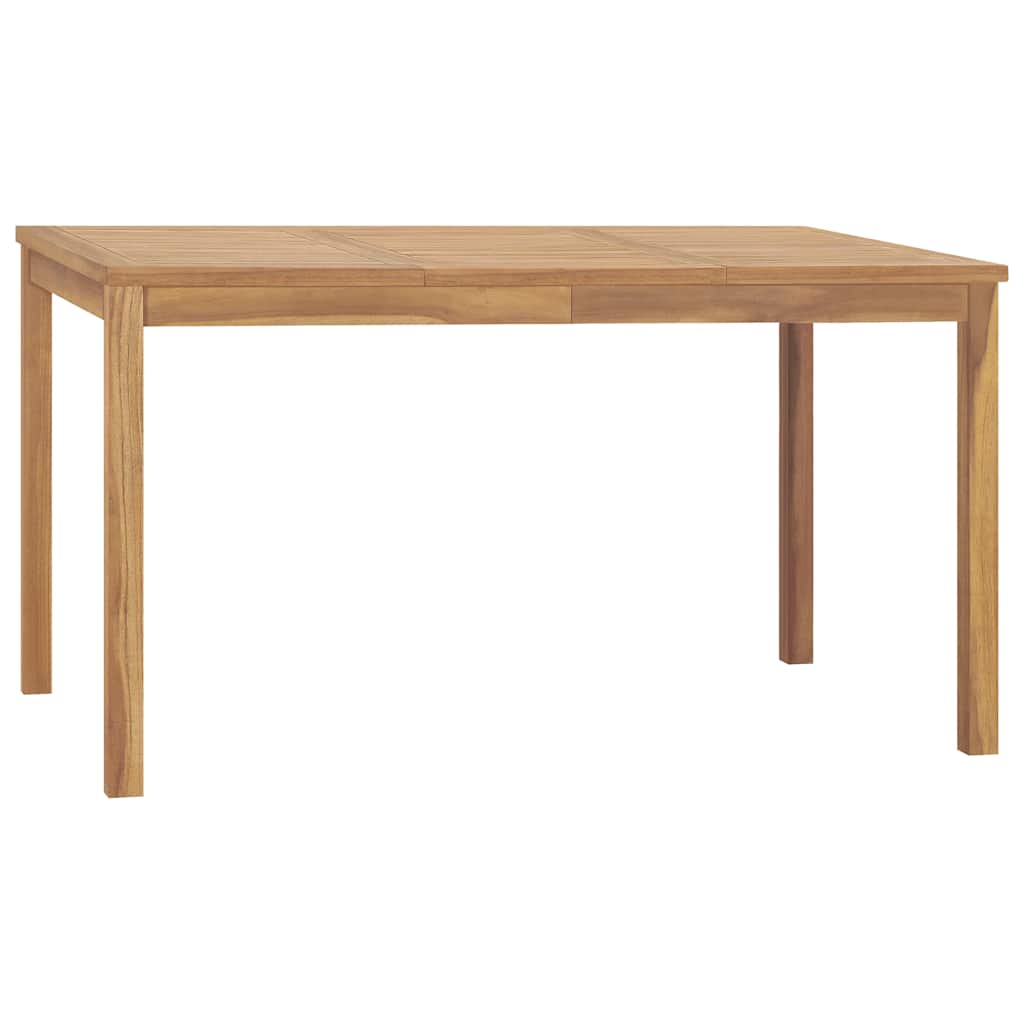 E-shop vidaXL Záhradný jedálenský stôl 140x80x77 cm teakový masív