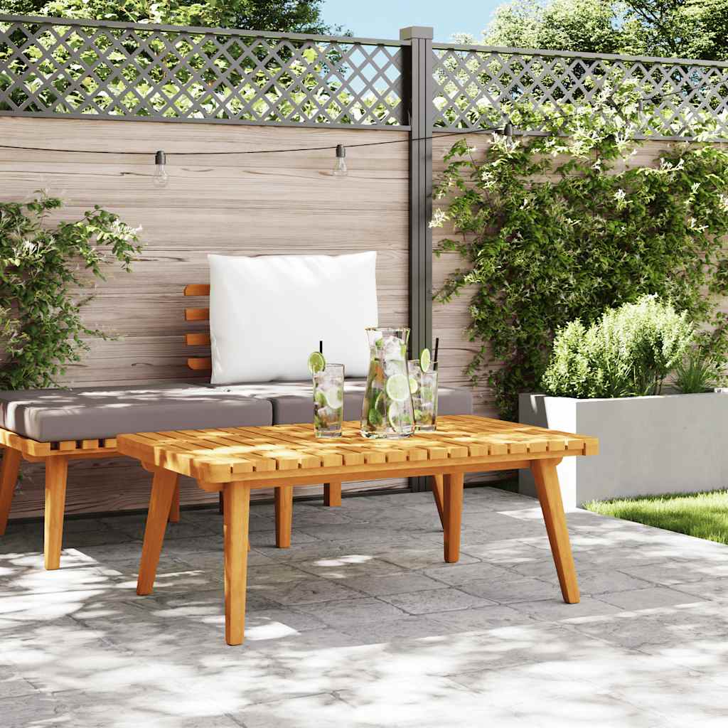 E-shop vidaXL Záhradný konferenčný stolík 90x55x35 cm masívne akáciové drevo