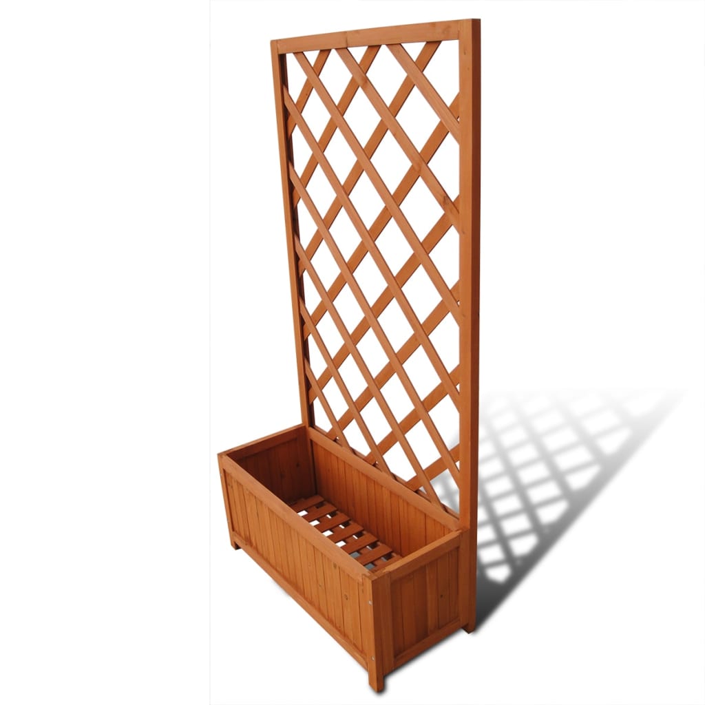 E-shop vidaXL Kvetináč s mriežkou na popínavé rastliny 70 x 30 x 135 cm