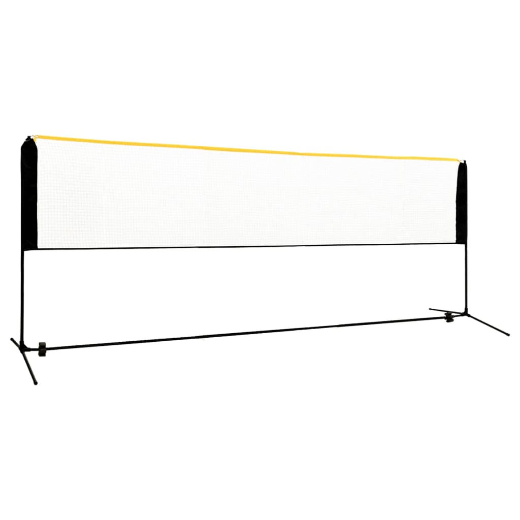E-shop vidaXL Nastaviteľná bedmintonová sieť 400x103x94-158 cm kov