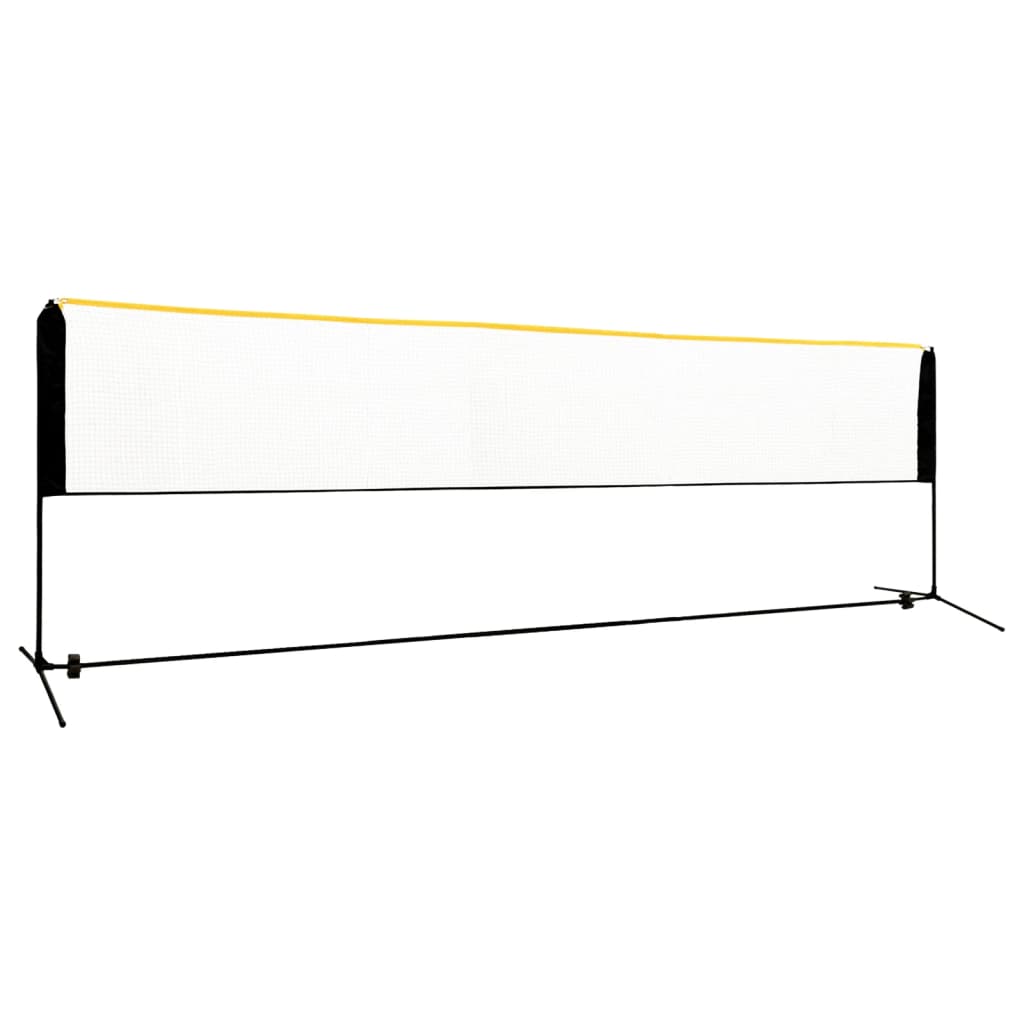 E-shop vidaXL Nastaviteľná bedmintonová sieť 500x103x94-158 cm kov
