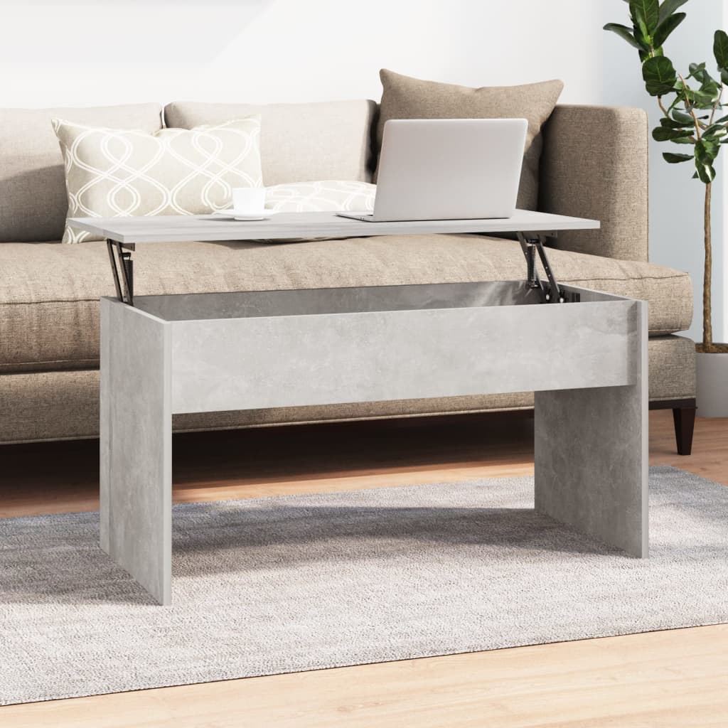 E-shop vidaXL Konferenčný stolík betónový 102x50,5x52,5 cm spracované drevo