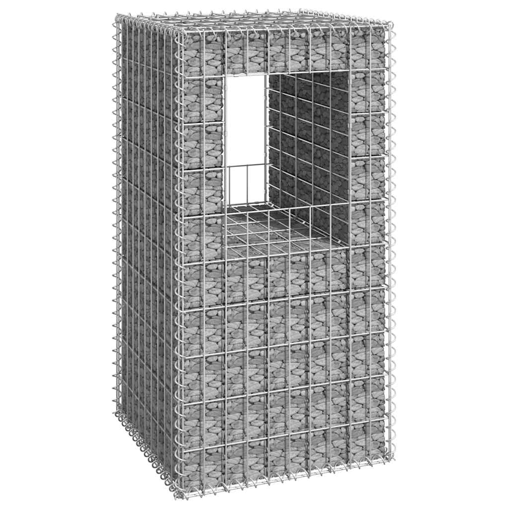 E-shop vidaXL Gabiónový kôš/stĺp 50x50x100 cm železo