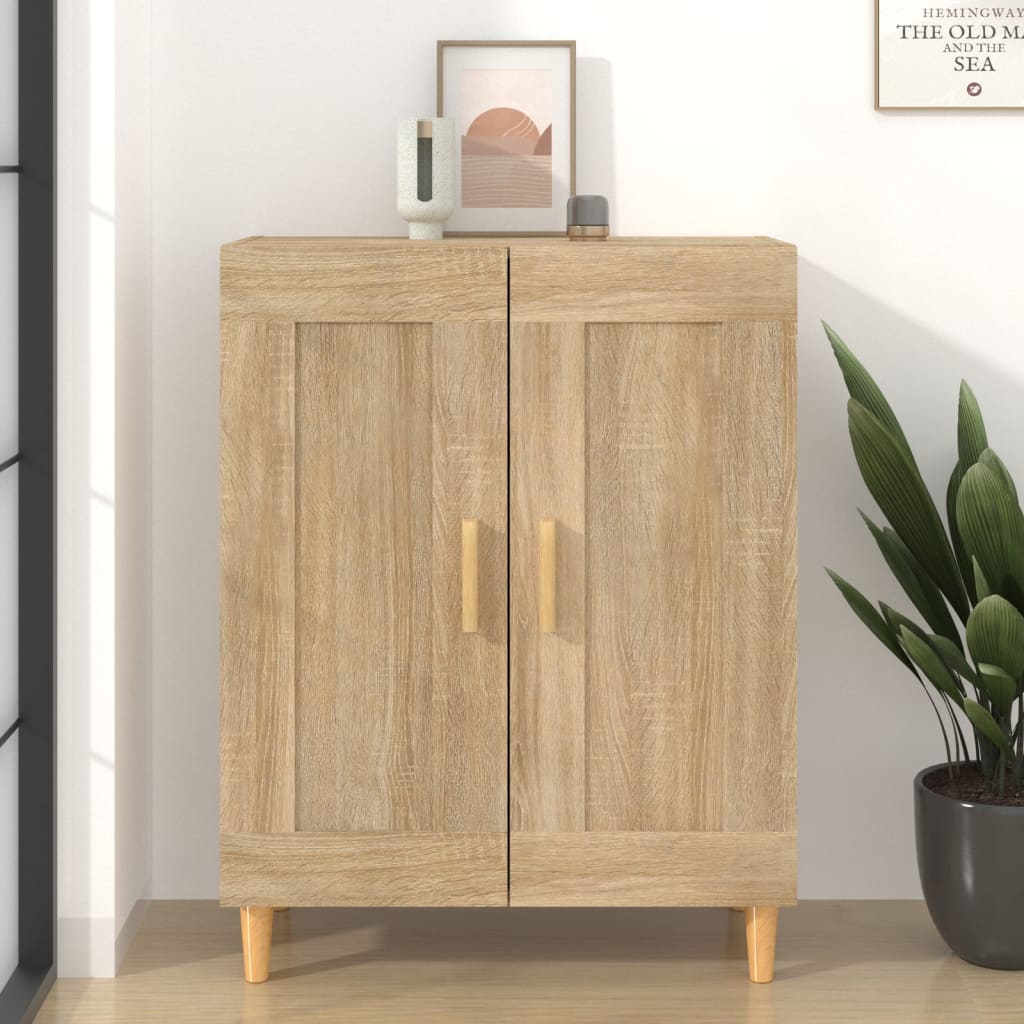 E-shop vidaXL Komoda farba dubu sonoma 69,5x34x90 cm spracované drevo