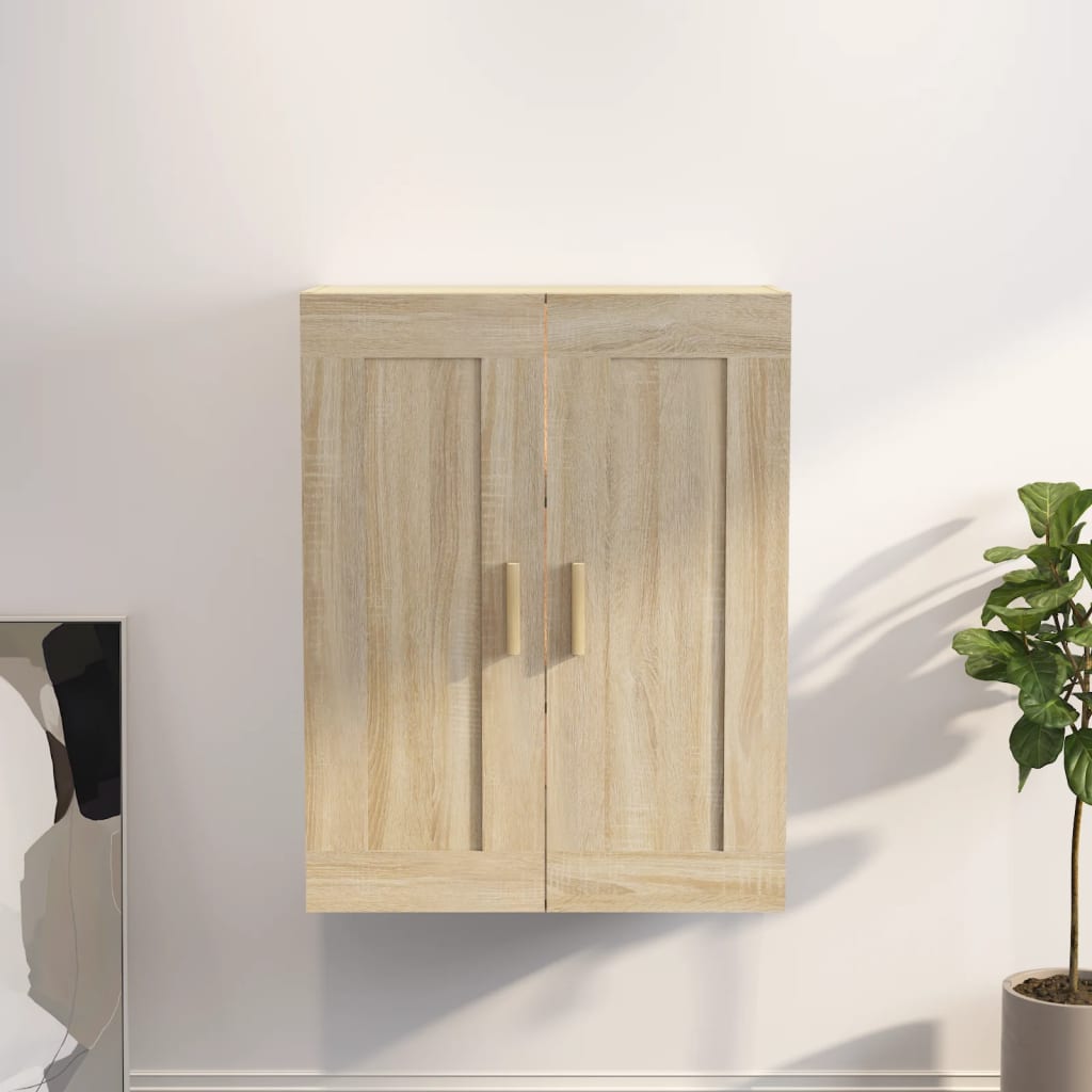E-shop vidaXL Nástenná skrinka Sonoma Dub 69,5x32,5x90 cm spracované drevo