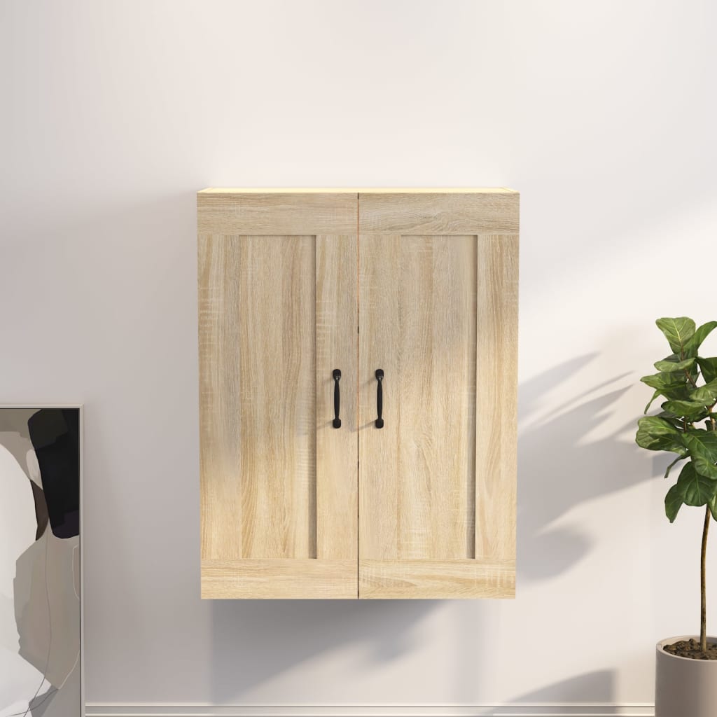 E-shop vidaXL Závesná nástenná skrinka dub sonoma 69,5x32,5x90 cm
