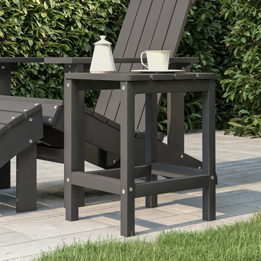 E-shop vidaXL Záhradný stôl Adirondack antracitový 38x38x46 cm HDPE