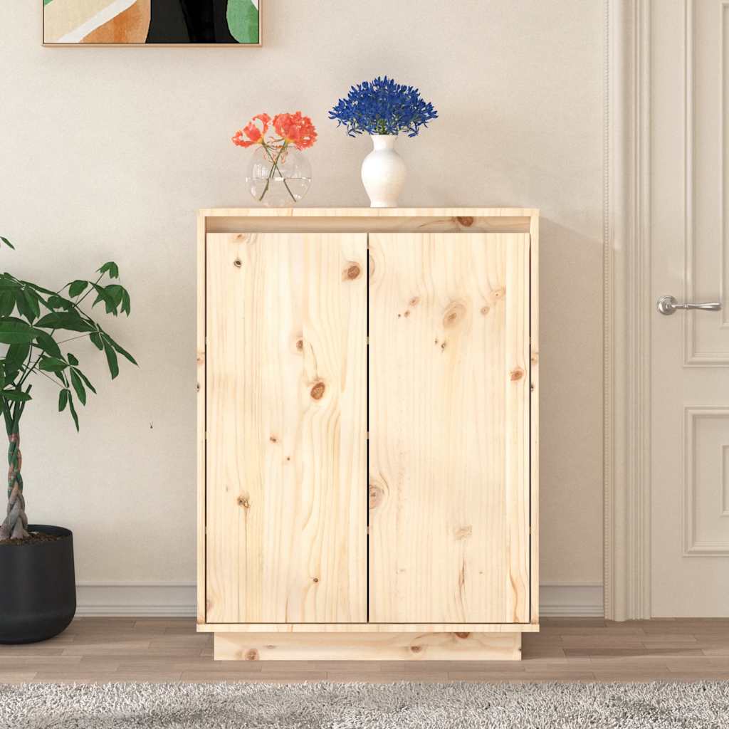 E-shop vidaXL Skrinka na topánky 60x35x80 cm masívna borovica
