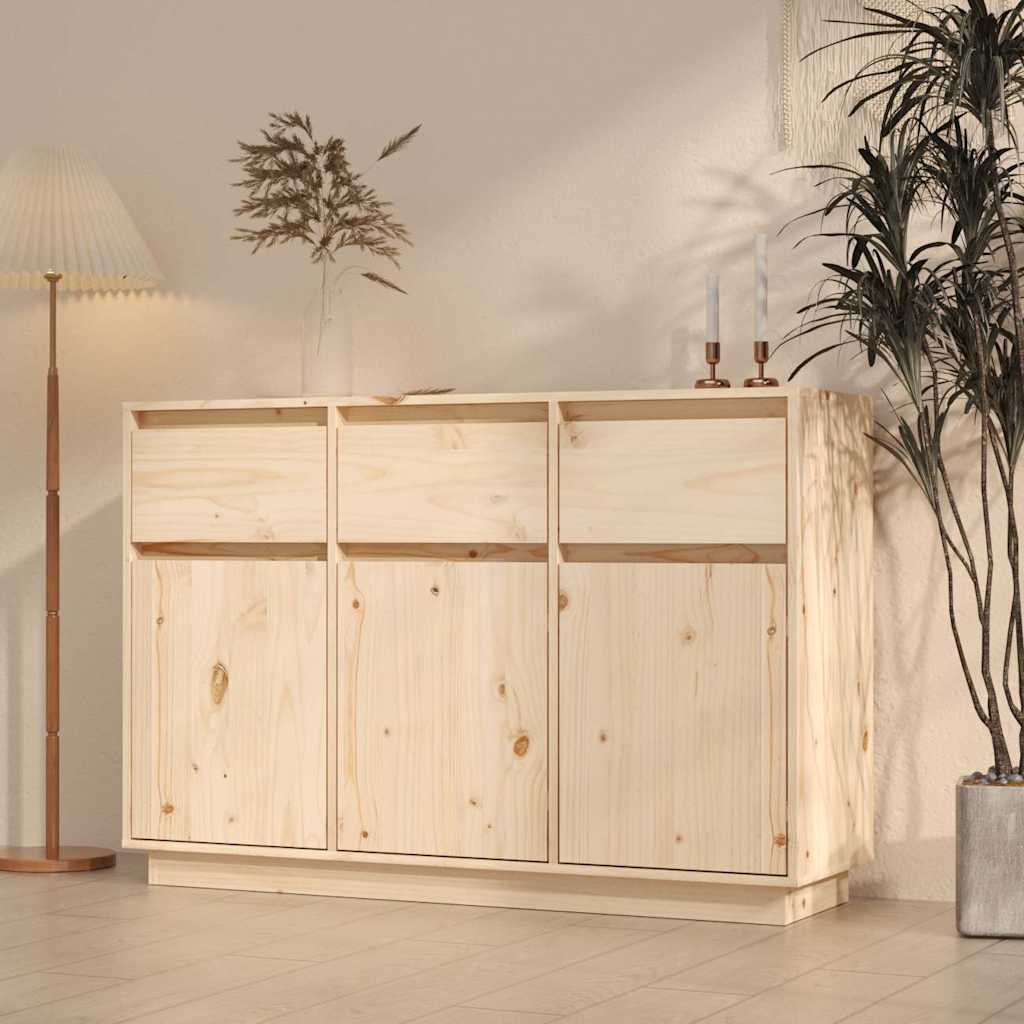 E-shop vidaXL Komoda 111x36x75 cm borovicový masív