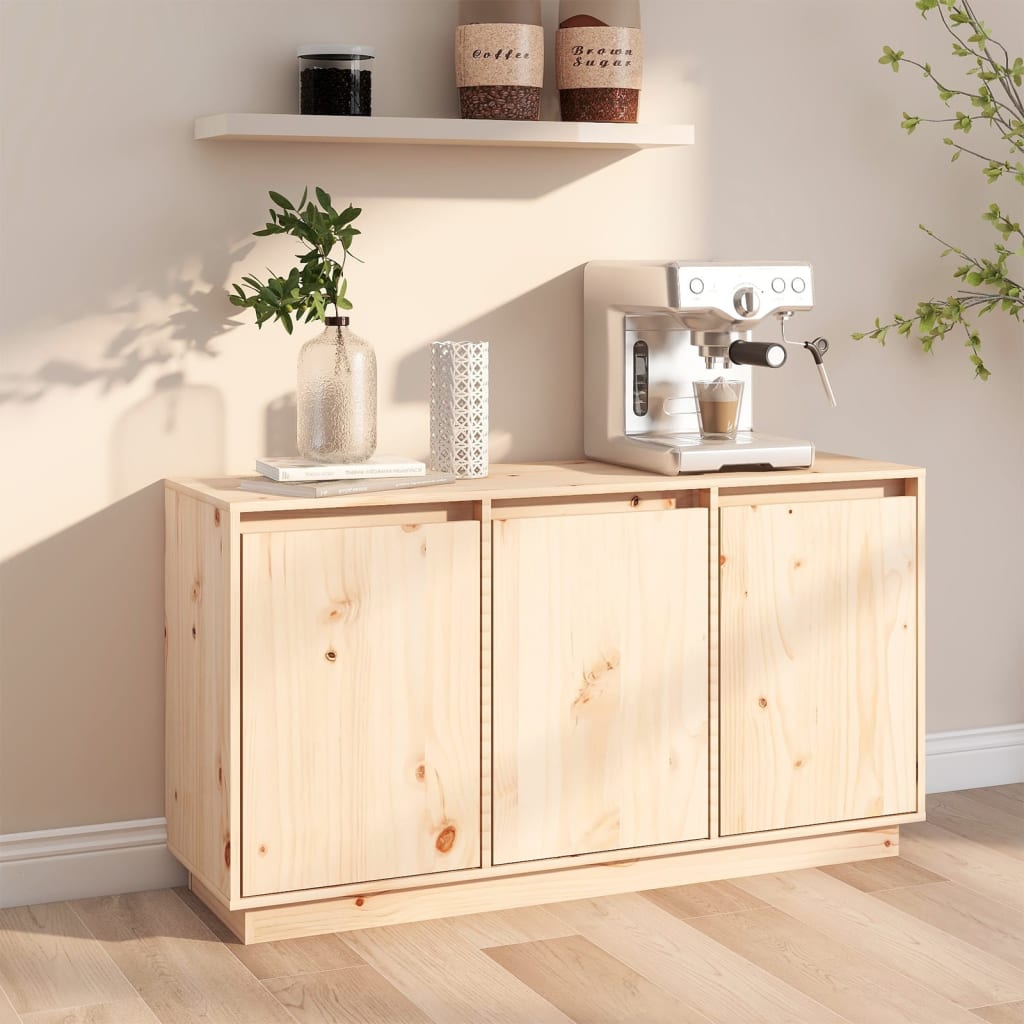 E-shop vidaXL Komoda 111x34x75 cm borovicový masív